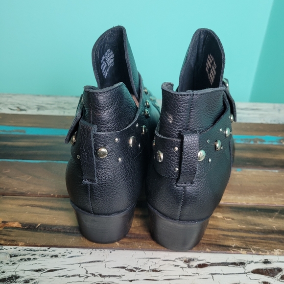 NWOT Musse & Cloud black leather studded boots - Picture 5 of 9